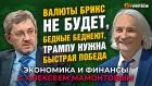 Валюты БРИКС не будет, бедные беднеют, Трампу нужно быстро. Константин Корищенко - Алексей Мамонтов