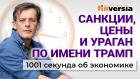 Снятие санкций с России. Цены и ураган по имени Трамп. Экономика за 1001 секунду