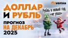 Доллар и рубль. Прогноз на декабрь 2025. Прогноз курса доллара и прогноз курса рубля | Ян Арт