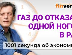 Продажа газа за рубли. Цены на продукты. Сколько продлится кризис. Экономика за 1001 секунду