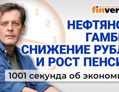 Цены на нефть, снижение рубля, рост пенсий и забота о мобилизованных. Экономика за 1001 секунду