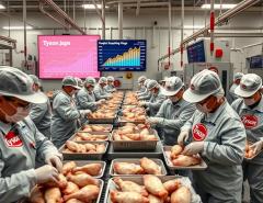 Tyson Foods превзошла прогнозы благодаря курятине