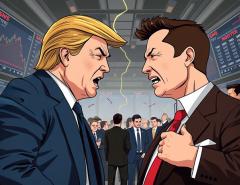Ссора Маска и Трампа: как может отразиться на бирже