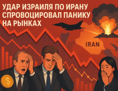 Удар Израиля по Ирану спровоцировал панику на рынках