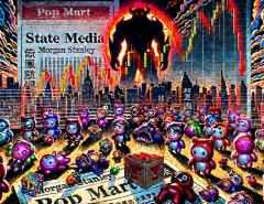 Китайские госСМИ и Morgan Stanley подорвали рост акций создателя Лабубу