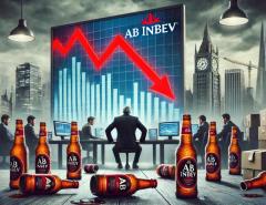 Акции AB InBev резко упали из-за падения объемов продаж