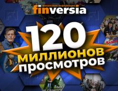Finversia: 120 миллионов просмотров