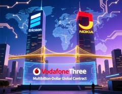 Ericsson и Nokia заключили многомиллиардный контракт с VodafoneThree