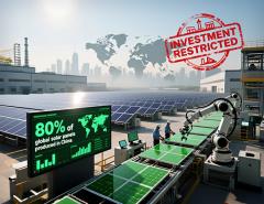 Китай производит 80% всех солнечных панелей в мире