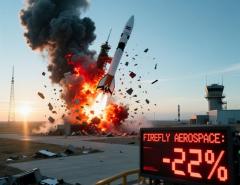 Взрыв ракеты обрушил котировки Firefly Aerospace