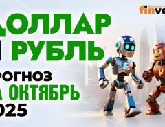 Доллар и рубль. Прогноз на октябрь 2025. Прогноз курса доллара и прогноз курса рубля | Ян Арт