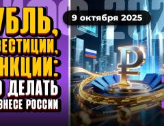 Рубль, инвестиции, санкции: что делать в бизнесе России - 1 | МИФФ-2025 в прямом эфире