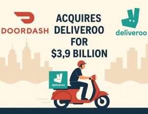 DoorDash покупает Deliveroo за $3,9 млрд