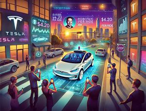 Tesla тестирует роботакси, рынок отвечает ростом