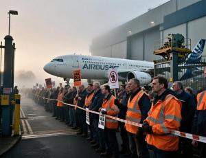Airbus готовится к забастовке в Великобритании