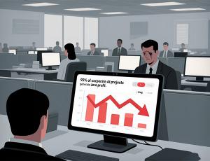 95% предприятий, внедривших ИИ, получили нулевую отдачу