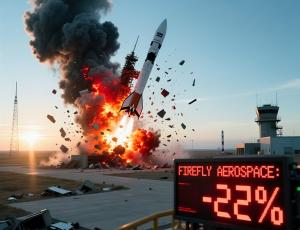 Взрыв ракеты обрушил котировки Firefly Aerospace