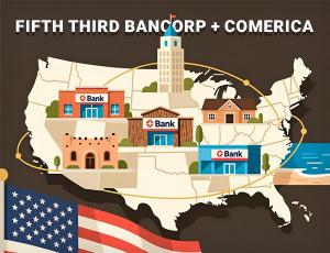 Fifth Third Bancorp и Comerica объединятся за $10,9 млрд