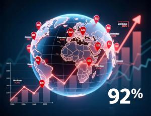 Глобальный госдолг достиг $102 трлн, 92% мирового ВВП